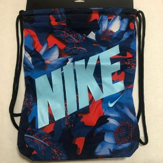 ナイキ(NIKE)のNIKE ナイキ ナップサック 青 ジュニア キッズ ジムサック グラフィック(バッグパック/リュック)