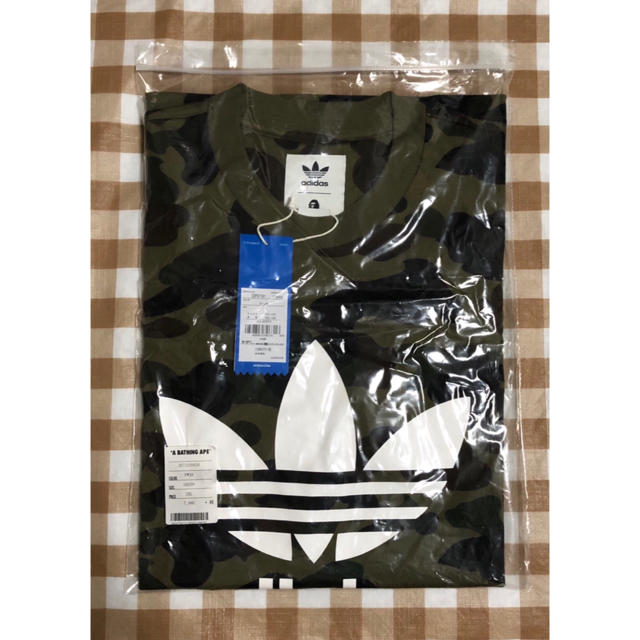 A BATHING APE(アベイシングエイプ)のa bathing ape adidas コラボ Tシャツ メンズのトップス(Tシャツ/カットソー(半袖/袖なし))の商品写真