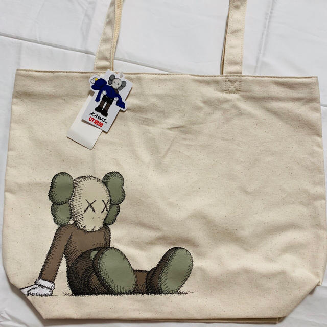 カウズ KAWS トートバッグ ノベルティ ユニクロ UNIQLO - トートバッグ