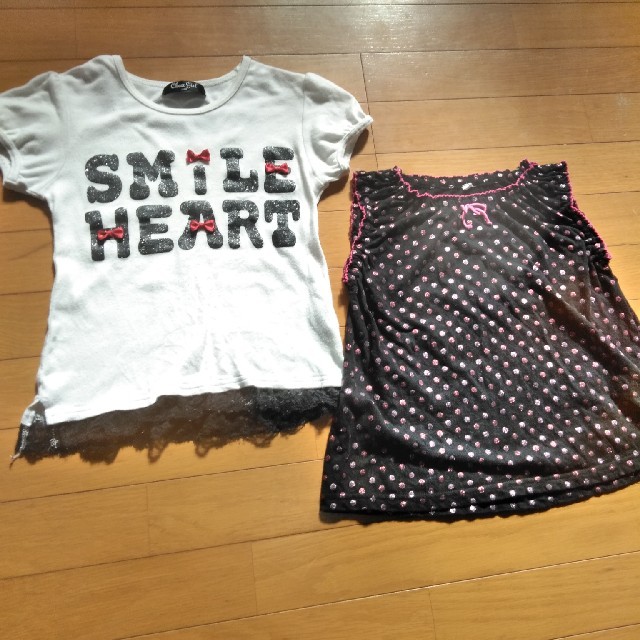 Old Navy(オールドネイビー)の10～12歳女児Tシャツ３枚セット キッズ/ベビー/マタニティのキッズ服女の子用(90cm~)(Tシャツ/カットソー)の商品写真