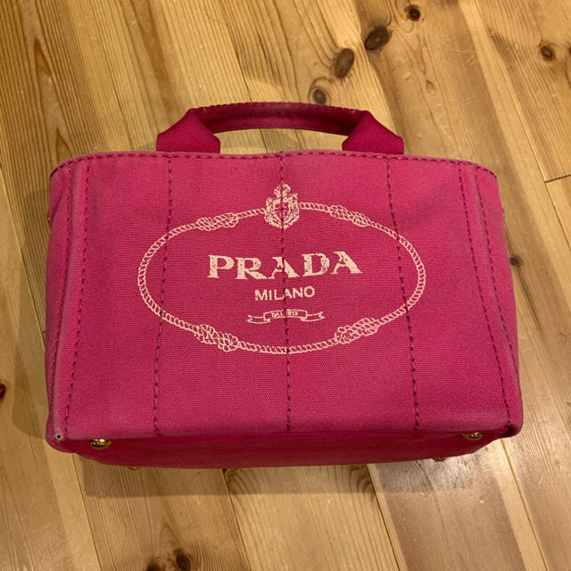 PRADA カナパ S ピンク - トートバッグ