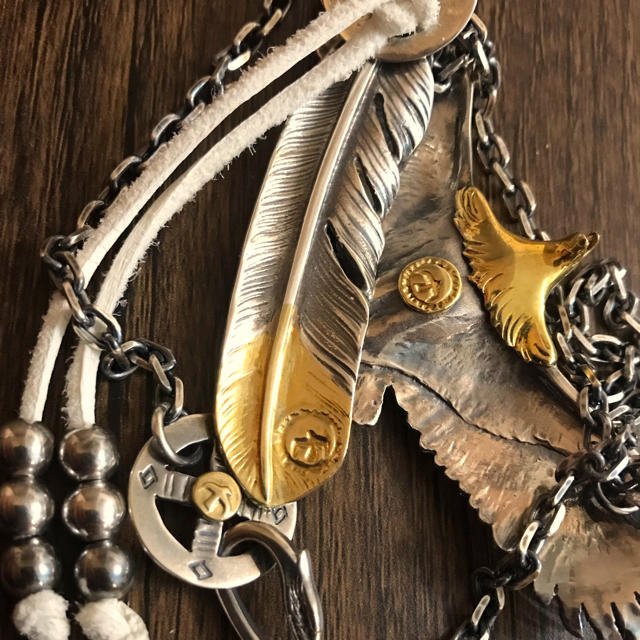 goro's - goro's 金頭大イーグル 先金特大フェザー 登坂セットの goro's - goro's 金頭大イーグル 先金特大フェザー 登坂セットの