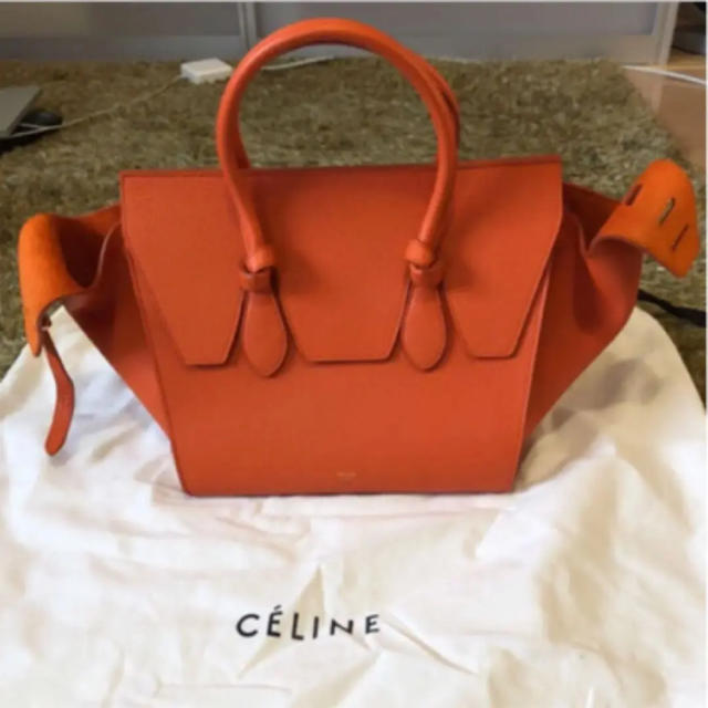 特価】 e - 最終値下げ CELINE セリーヌ タイ オレンジの通販 c&