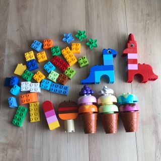 レゴ(Lego)のLEGO デュプロ 正規品★アイスクリーム&恐竜(積み木/ブロック)