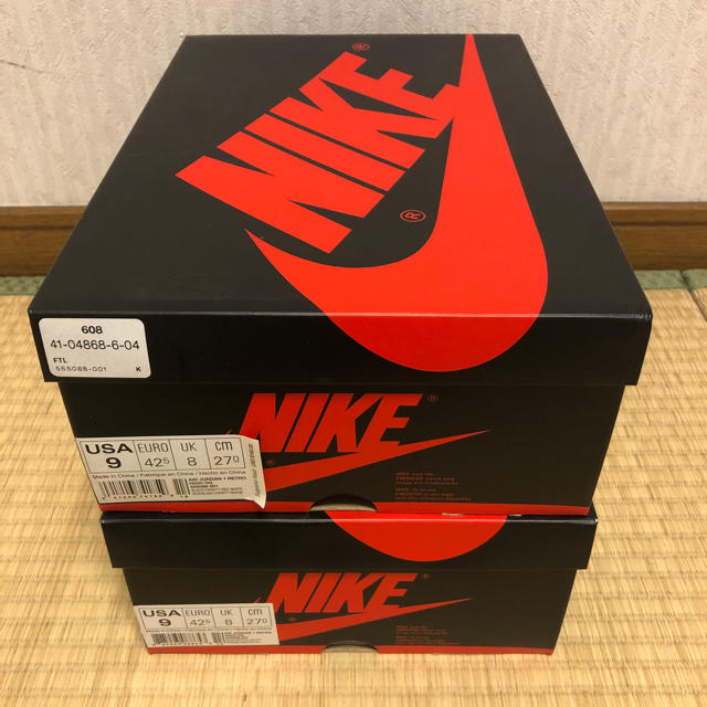 NIKE(ナイキ)のNIKE air jordan1 banned royal 2足セット メンズの靴/シューズ(スニーカー)の商品写真