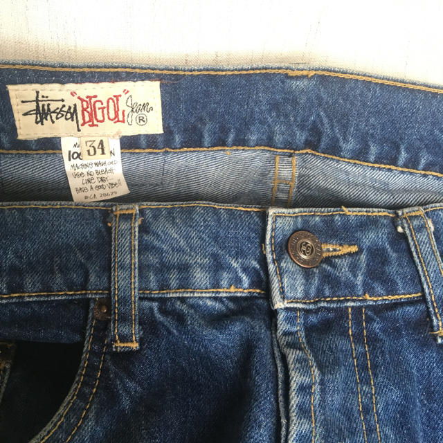 stussy big o'l jeans アメリカ製　ステューシー　ジーンズ