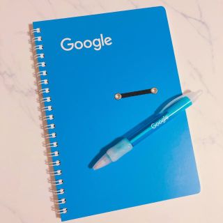 非売品！Googleノート&ペンセット(ノート/メモ帳/ふせん)