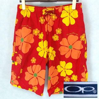 オーシャンパシフィック(OCEAN PACIFIC)の【OCEAN PACIFIC】 美品 オーシャンパシフィック 花柄水着 L(水着)