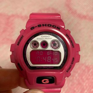 ジーショック(G-SHOCK)のGショック。ピンク(腕時計(デジタル))