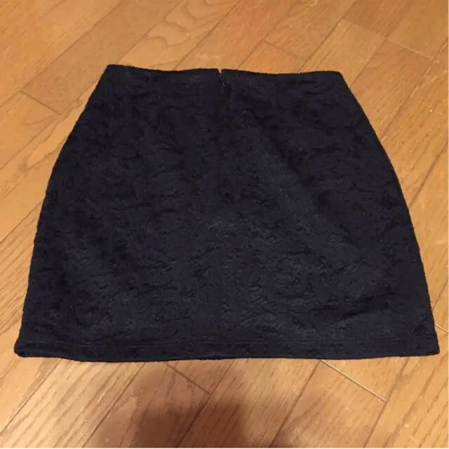 rienda(リエンダ)のrienda ジャガード タイトスカート M ブラック レディースのスカート(ミニスカート)の商品写真
