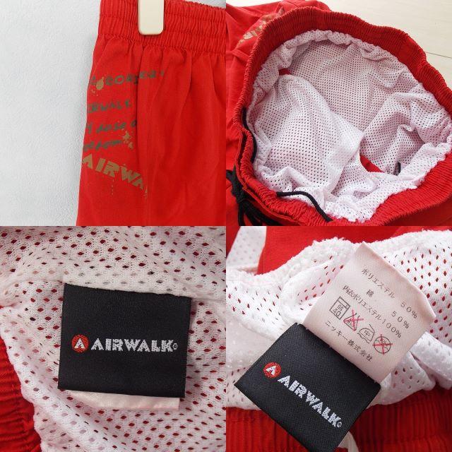 AIRWALK(エアウォーク)の【AIR WALK】 美品 エアウォーク レッド水着 ハーフパンツ サイズLL メンズの水着/浴衣(水着)の商品写真