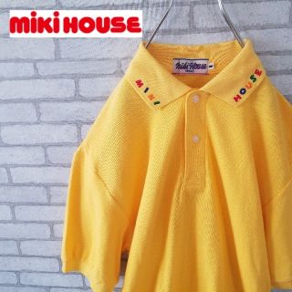 ミキハウス(mikihouse)のミキハウス ポロシャツ メンズ Mサイズ   イエロー 古着女子古着男子(ポロシャツ)