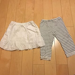 ユニクロ(UNIQLO)のスカート レギンス おまけ付き 女の子 110(スカート)