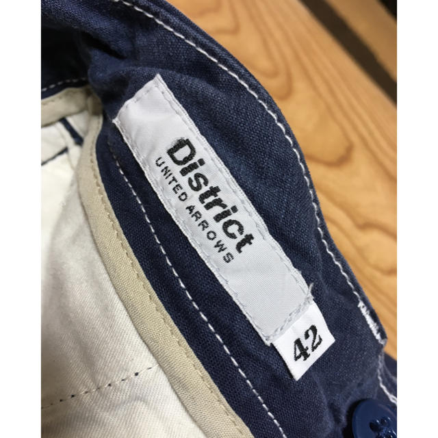 District(ディストリクト)のDistrict【UNITED ARROWS】新品  デニムチノパン 42 メンズのパンツ(チノパン)の商品写真