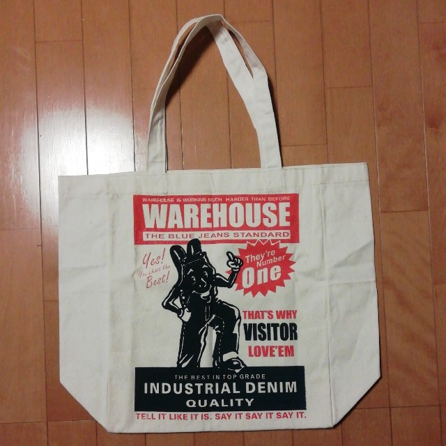 WAREHOUSE(ウエアハウス)の値下げ！　ウエアハウス　エコバッグ　新品 レディースのバッグ(エコバッグ)の商品写真