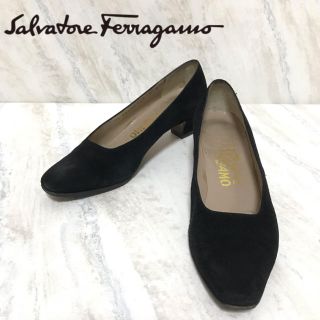 サルヴァトーレフェラガモ(Salvatore Ferragamo)の【美脚】フェラガモ Ferragamo パンプス スウェード 22.5cm(ハイヒール/パンプス)