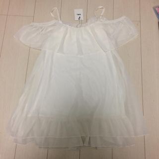 グレイル(GRL)の値下  GRL シフォンワンピ 【新品】(ミニワンピース)