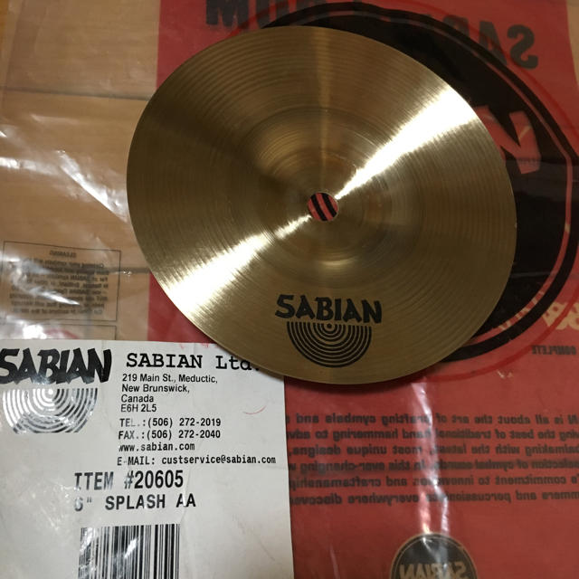 セイビアン Sabian AA splash 6“ スプラッシュ 楽器のドラム(シンバル)の商品写真