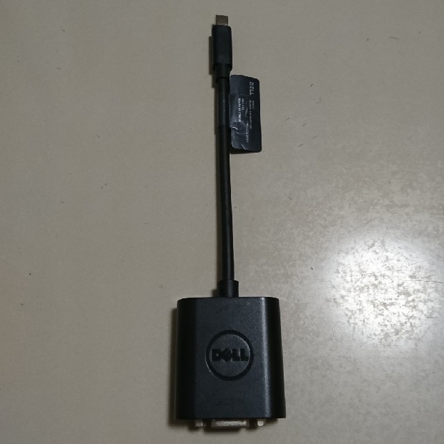 DELL(デル)のDELL純正変換アダプタ VGA-Mini displayport スマホ/家電/カメラのPC/タブレット(PC周辺機器)の商品写真