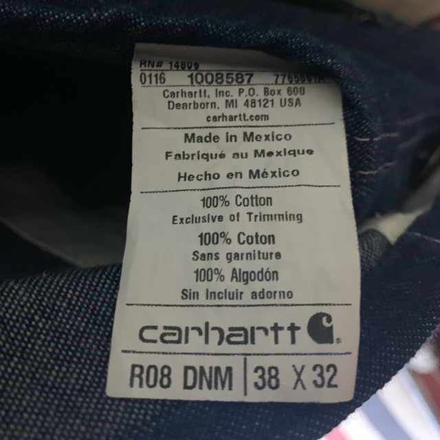 carhartt(カーハート)のCarharttオーバーオール メンズのパンツ(サロペット/オーバーオール)の商品写真