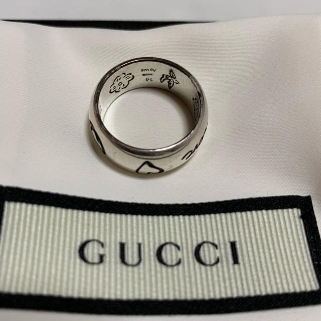 Gucci(グッチ)のGUCCI リング blind for love 14号表記 メンズのアクセサリー(リング(指輪))の商品写真