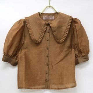 ハニーミーハニー(Honey mi Honey)のorgandie blouse(シャツ/ブラウス(半袖/袖なし))