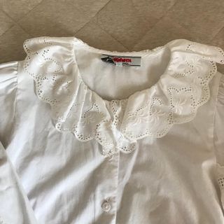 サンタモニカ(Santa Monica)のcollar frill blouse(シャツ/ブラウス(長袖/七分))