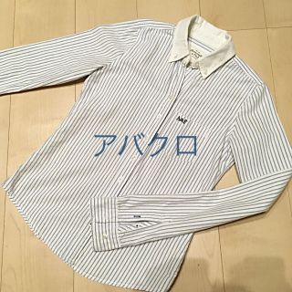 アバクロンビーアンドフィッチ(Abercrombie&Fitch)の専用【アバクロ】ストライプボタンダウンシャツ(シャツ/ブラウス(長袖/七分))