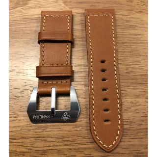 パネライ(PANERAI)の☆希少品／未使用☆ パネライ 純正ベルト【45-47mm ラジオミール用】(レザーベルト)