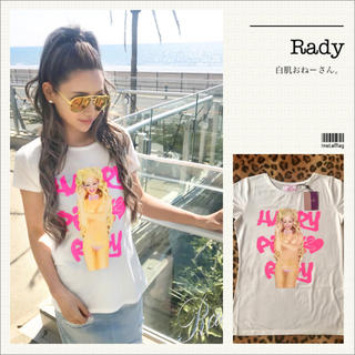 レディー(Rady)のRady♡ハッピーピンクちゃんＴシャツ(Tシャツ(半袖/袖なし))