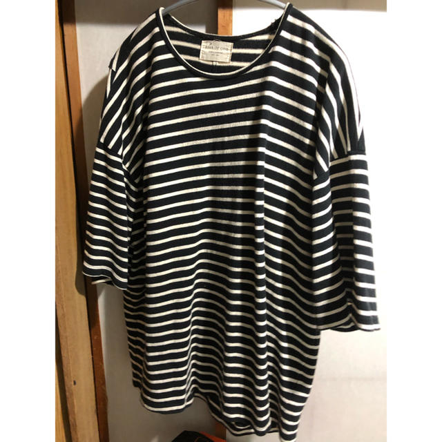 Tシャツ/カットソー(半袖/袖なし)fear of god ストライプ Tシャツ