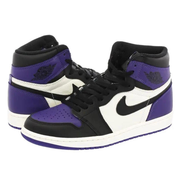 NIKE(ナイキ)のNIKE AIR JORDAN 1 COURT PURPLE メンズの靴/シューズ(スニーカー)の商品写真