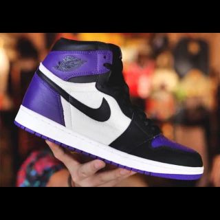 ナイキ(NIKE)のNIKE AIR JORDAN 1 COURT PURPLE(スニーカー)