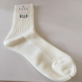 エル(ELLE)の【新品】ELLE白ソックス(ソックス)