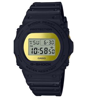 ジーショック(G-SHOCK)のG-SHOCK！ミラーゴールドスティング ！DW-5700BBMB-1 新品！①(腕時計(デジタル))