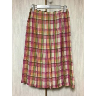 バーバリー(BURBERRY)のトーマスバーバリー ＊ プリーツスカート(M)(ひざ丈スカート)