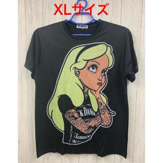 アリス タトゥー パロディTシャツ XLサイズ(Tシャツ/カットソー(半袖/袖なし))