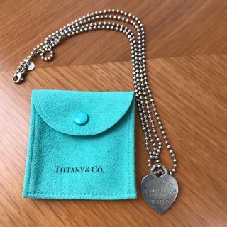 ティファニー(Tiffany & Co.)のティファニー ハートタグネックレスシルバー(ネックレス)