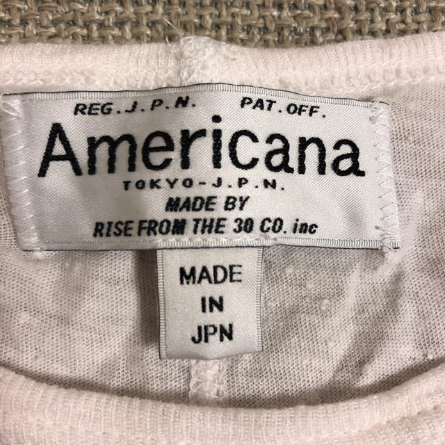 AMERICANA(アメリカーナ)のAmericana 七分袖 ロンT レディースのトップス(Tシャツ(長袖/七分))の商品写真