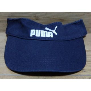プーマ(PUMA)のプーマ　サンバイザー　ネイビー　新品　送料無料(サンバイザー)