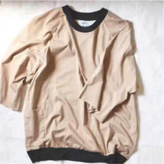 サンシー(SUNSEA)のsunsea  ラグランTシャツ  ベージュ サイズ3(Tシャツ/カットソー(半袖/袖なし))