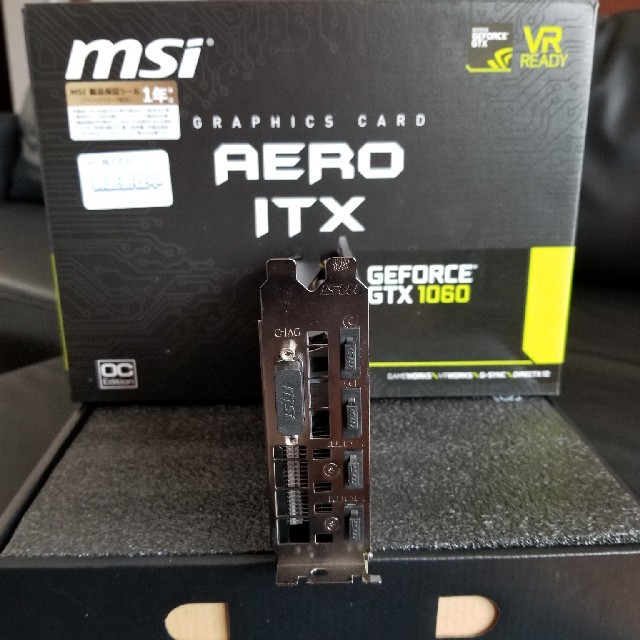 美品、MSI AERO ITX GEFORCE GTX 1060 6GB