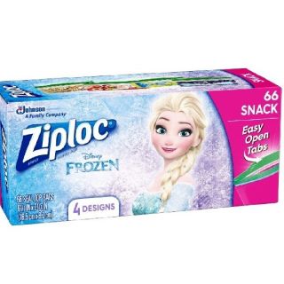 アナトユキノジョオウ(アナと雪の女王)の新年値下げ アナ雪 ジップロック スナック サイズ Ziploc(収納/キッチン雑貨)