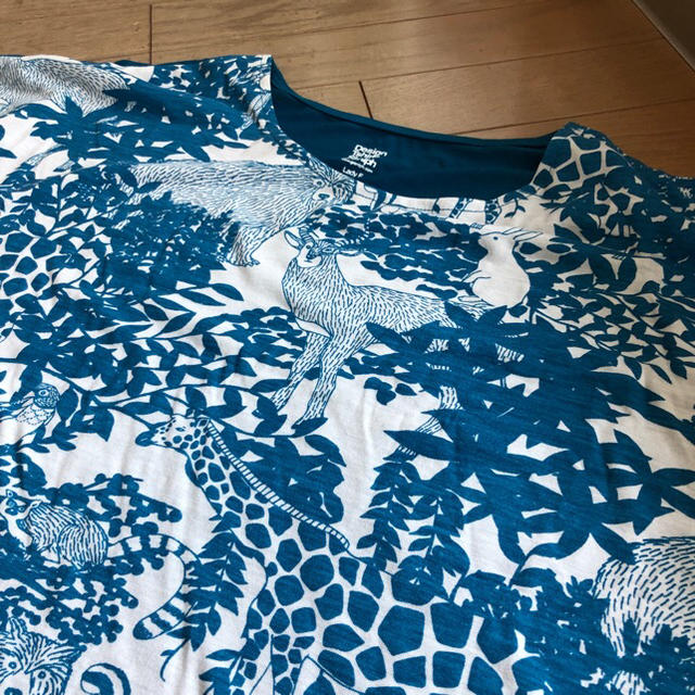 Design Tshirts Store graniph(グラニフ)の新品未使用［グラニフ] ミニワンピース チュニック ロングTシャツ レディースのワンピース(ミニワンピース)の商品写真