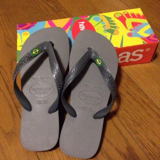 ハワイアナス(havaianas)のhavaianas 33/34GREY(サンダル)