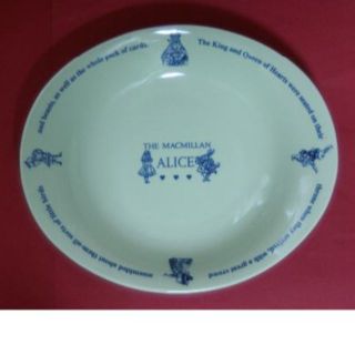 フシギノクニノアリス(ふしぎの国のアリス)の送料込★The Macmillan ALICE 楕円深皿１枚【開封未使用】D20(食器)