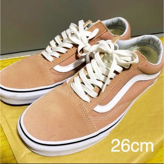 ヴァンズ(VANS)の26.0cm/VANSオールドスクール/ピンク(スニーカー)