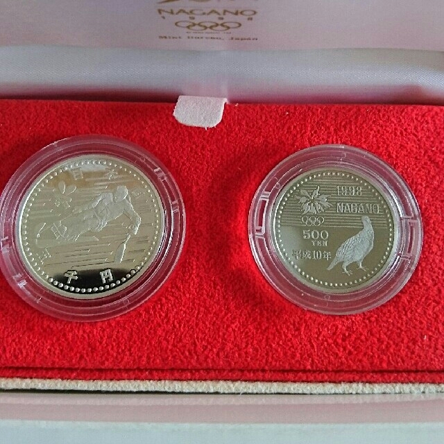 長野オリンピック 記念貨幣  記念硬貨 エンタメ/ホビーの美術品/アンティーク(貨幣)の商品写真