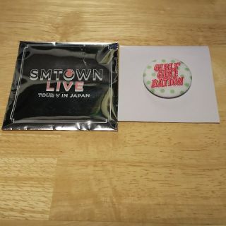 ショウジョジダイ(少女時代)のSMTOWN LIVE TOUR Ⅴ 刺繍缶バッジ(アイドルグッズ)