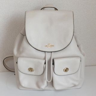 coach コーチ　パッチワーク柄リュックサック　ロゴ　ラインストーン